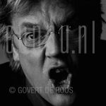 16-04-1999 Henk Westbroek at studio in Amsterdam on behalf of Schreeuwen project.

[keywords]Black and White Image, Headshot[/keywords]